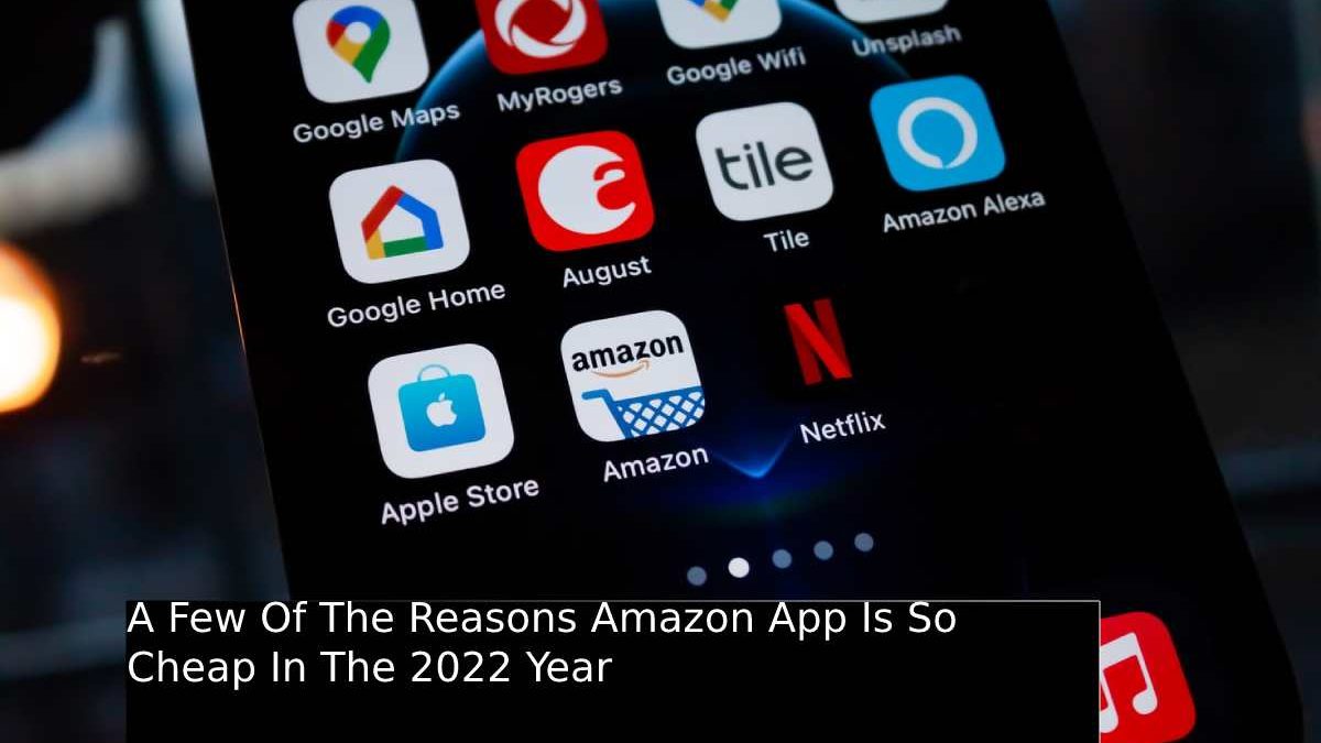 A Few Of The Reasons Amazon App Is So Cheap In The 2022 Year