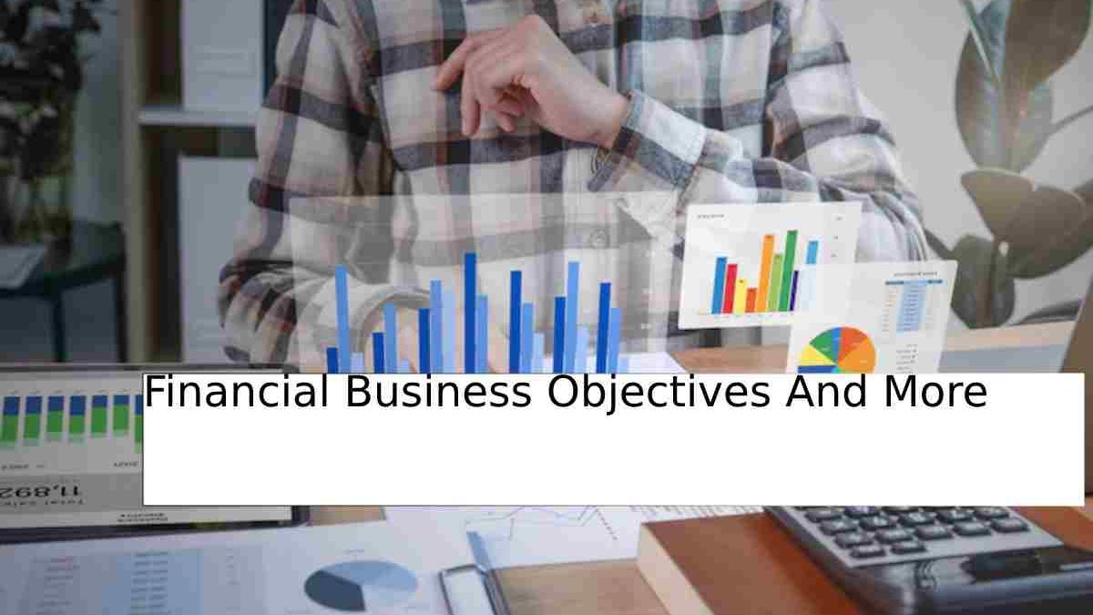 Financial Business Objectives And More
